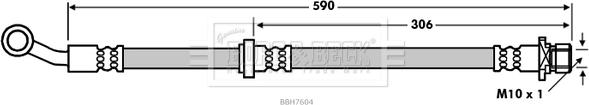 Borg & Beck BBH7604 - Flessibile del freno autozon.pro