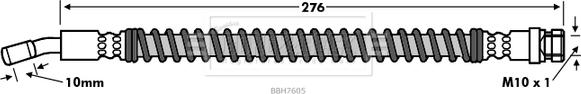 Borg & Beck BBH7605 - Flessibile del freno autozon.pro