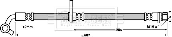 Borg & Beck BBH7681 - Flessibile del freno autozon.pro