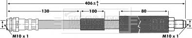 Borg & Beck BBH7092 - Flessibile del freno autozon.pro