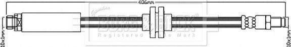 Borg & Beck BBH7080 - Flessibile del freno autozon.pro