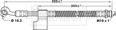 Borg & Beck BBH7037 - Flessibile del freno autozon.pro