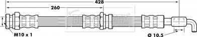 Borg & Beck BBH7076 - Flessibile del freno autozon.pro