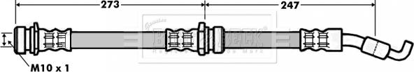 Borg & Beck BBH7077 - Flessibile del freno autozon.pro