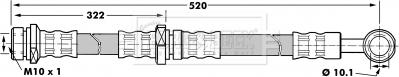 Borg & Beck BBH7195 - Flessibile del freno autozon.pro