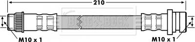 Borg & Beck BBH7176 - Flessibile del freno autozon.pro