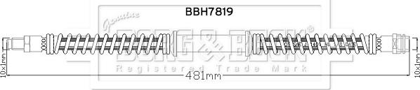 Borg & Beck BBH7819 - Flessibile del freno autozon.pro