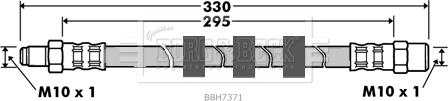 Borg & Beck BBH7371 - Flessibile del freno autozon.pro