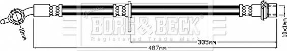 Borg & Beck BBH7269 - Flessibile del freno autozon.pro