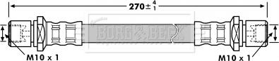 Borg & Beck BBH7204 - Flessibile del freno autozon.pro