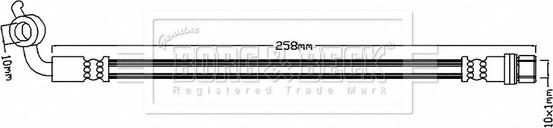 Borg & Beck BBH7287 - Flessibile del freno autozon.pro