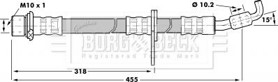 Borg & Beck BBH7239 - Flessibile del freno autozon.pro