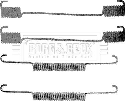 Borg & Beck BBK6093 - Kit accessori, Ganasce freno autozon.pro