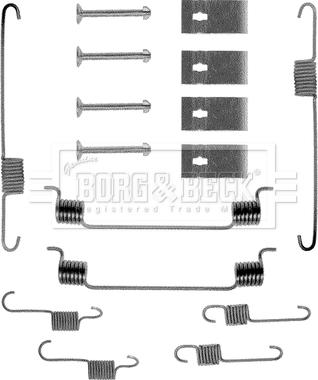 Borg & Beck BBK6049 - Kit accessori, Ganasce freno autozon.pro