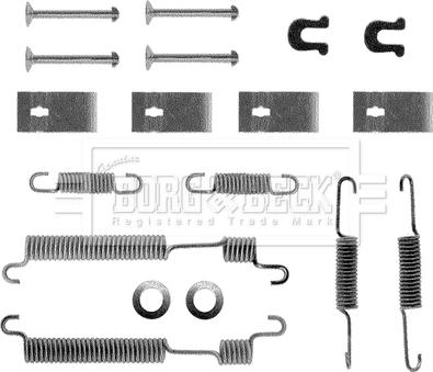 Borg & Beck BBK6040 - Kit accessori, Ganasce freno autozon.pro