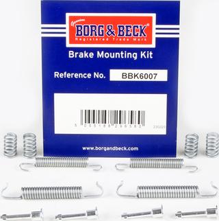 Borg & Beck BBK6007 - Kit accessori, Ganasce freno stazionamento autozon.pro