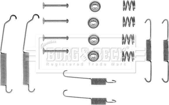 Borg & Beck BBK6010 - Kit accessori, Ganasce freno autozon.pro