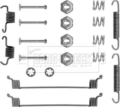 Borg & Beck BBK6086 - Kit accessori, Ganasce freno autozon.pro