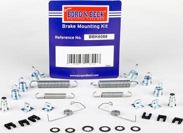 Borg & Beck BBK6088 - Kit accessori, Ganasce freno autozon.pro