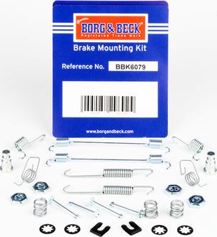 Borg & Beck BBK6079 - Kit accessori, Ganasce freno autozon.pro