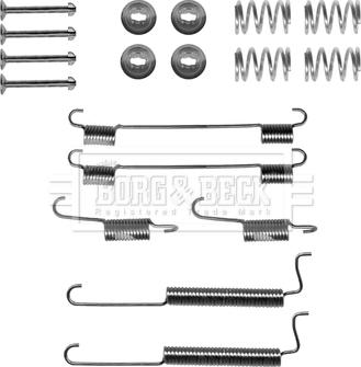 Borg & Beck BBK6198 - Kit accessori, Ganasce freno autozon.pro