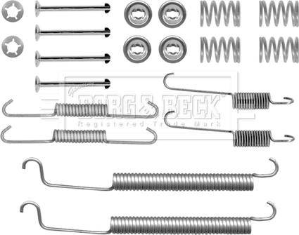 Borg & Beck BBK6144 - Kit accessori, Ganasce freno autozon.pro