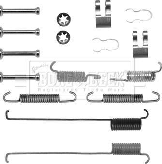 Borg & Beck BBK6142 - Kit accessori, Ganasce freno autozon.pro