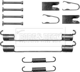 Borg & Beck BBK6152 - Kit accessori, Ganasce freno autozon.pro