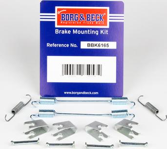 Borg & Beck BBK6165 - Kit accessori, Ganasce freno autozon.pro