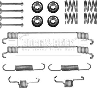 Borg & Beck BBK6163 - Kit accessori, Ganasce freno autozon.pro