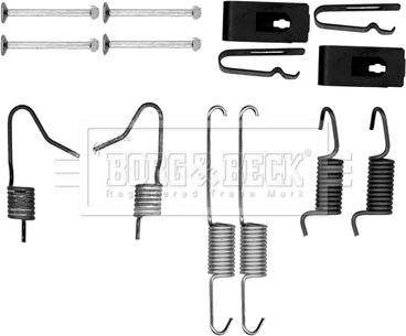 Borg & Beck BBK6167 - Kit accessori, Ganasce freno stazionamento autozon.pro