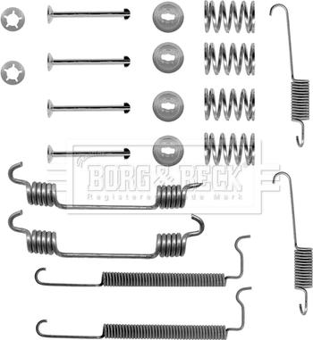 Borg & Beck BBK6112 - Kit accessori, Ganasce freno autozon.pro