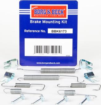 Borg & Beck BBK6173 - Kit accessori, Ganasce freno autozon.pro