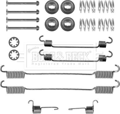 Borg & Beck BBK6172 - Kit accessori, Ganasce freno autozon.pro