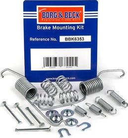 Borg & Beck BBK6353 - Kit accessori, Ganasce freno autozon.pro