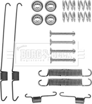 Borg & Beck BBK6300 - Kit accessori, Ganasce freno autozon.pro