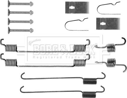 Borg & Beck BBK6303 - Kit accessori, Ganasce freno autozon.pro