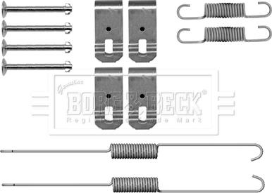 Borg & Beck BBK6319 - Kit accessori, Ganasce freno autozon.pro