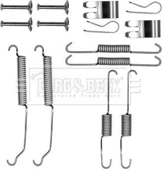 Borg & Beck BBK6316 - Kit accessori, Ganasce freno autozon.pro