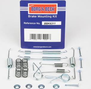 Borg & Beck BBK6311 - Kit accessori, Ganasce freno autozon.pro