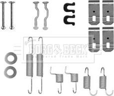 Borg & Beck BBK6335 - Kit accessori, Ganasce freno stazionamento autozon.pro