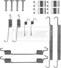 Borg & Beck BBK6330 - Kit accessori, Ganasce freno autozon.pro