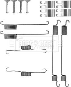 Borg & Beck BBK6331 - Kit accessori, Ganasce freno autozon.pro