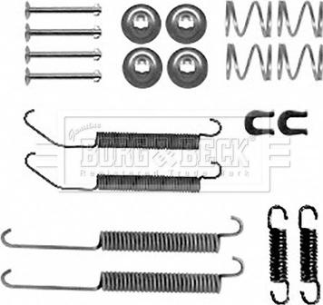 Borg & Beck BBK6333 - Kit accessori, Ganasce freno stazionamento autozon.pro