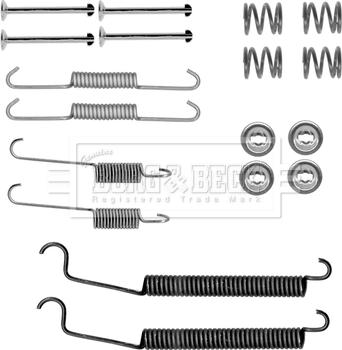 Borg & Beck BBK6290 - Kit accessori, Ganasce freno autozon.pro