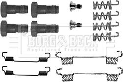 Borg & Beck BBK6248 - Kit accessori, Ganasce freno stazionamento autozon.pro