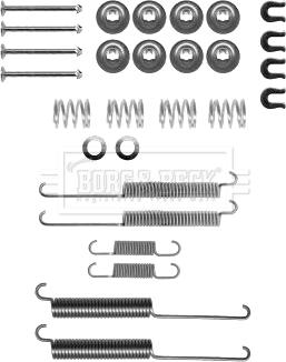 Borg & Beck BBK6254 - Kit accessori, Ganasce freno autozon.pro