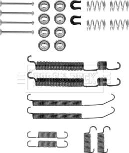 Borg & Beck BBK6250 - Kit accessori, Ganasce freno autozon.pro