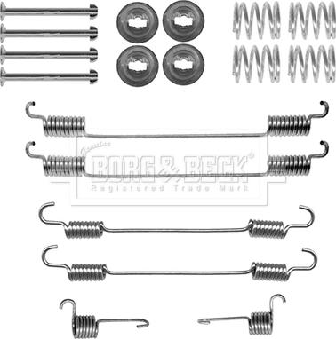 Borg & Beck BBK6238 - Kit accessori, Ganasce freno autozon.pro