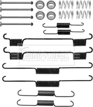 Borg & Beck BBK6224 - Kit accessori, Ganasce freno autozon.pro